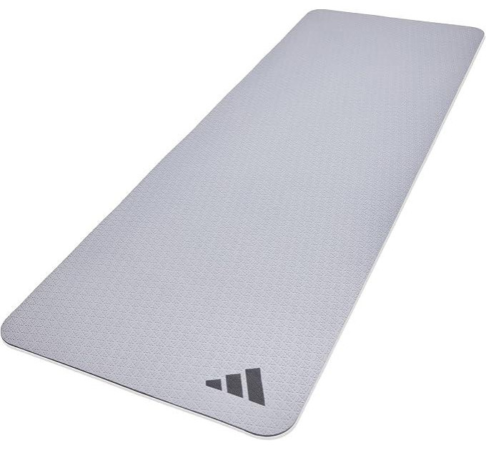 Килимок для фітнесу Adidas Yoga Mat сірий Уні 173 х 61 х 0,4 см ADYG-10001SV