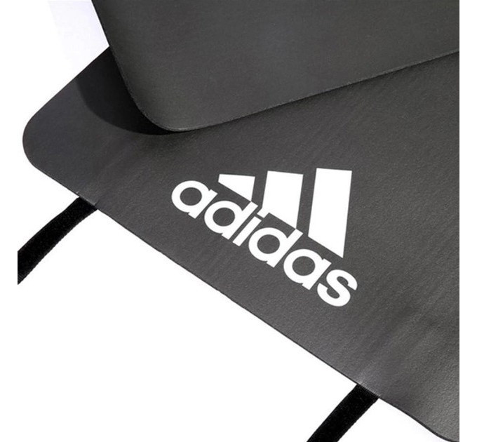 Килимок для йоги Adidas Fitness Mat чорний Уні 183 х 61 х 1 см ADMT-11015BL
