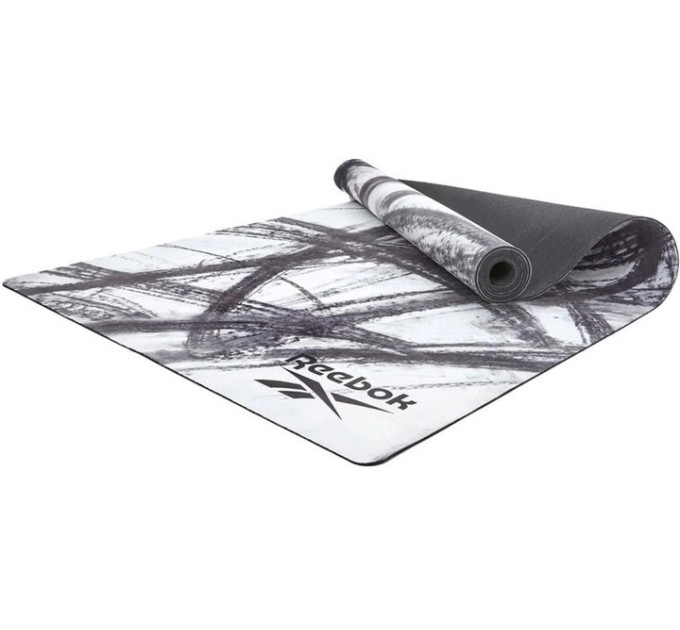 Двосторонній килимок для йоги Reebok Natural Rubber Yoga Mat різнокольоровий Уні 183 х 61 х 0,32 см RAYG-11080OM