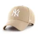 Кепка MVP 47 Brand YANKEES, YANKEES пісочний УНІ OSFA B-MVPSP17WBP-KH