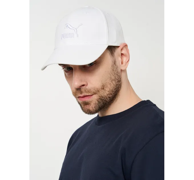 Кепка Puma Archive Logo BB Cap Білий One Size (02255412)