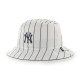 Панама 47 Brand NEW YORK YANKEES PINSTRIPED білий, темно-синій Уні OSFA B-PINSD17PTF-NY