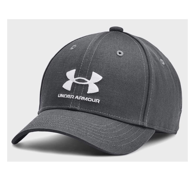 Кепка UA Youth Sportstyle Lockup Adj cірий Діт OSFM 1381646-012