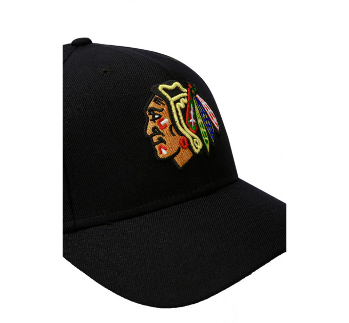 Кепка MVP 47 Brand NHL CHICAGO BLACKHAWKS One Size GREY-black H-MVP04WBV-BKA