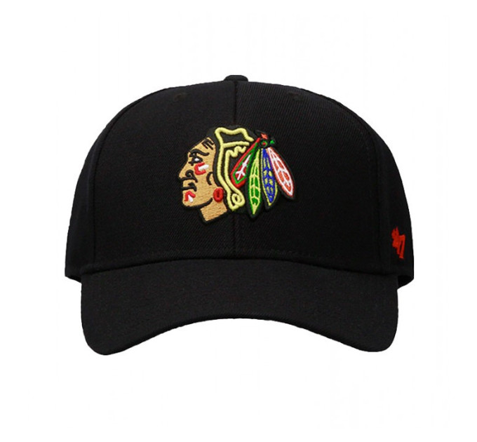Кепка MVP 47 Brand NHL CHICAGO BLACKHAWKS One Size GREY-black H-MVP04WBV-BKA