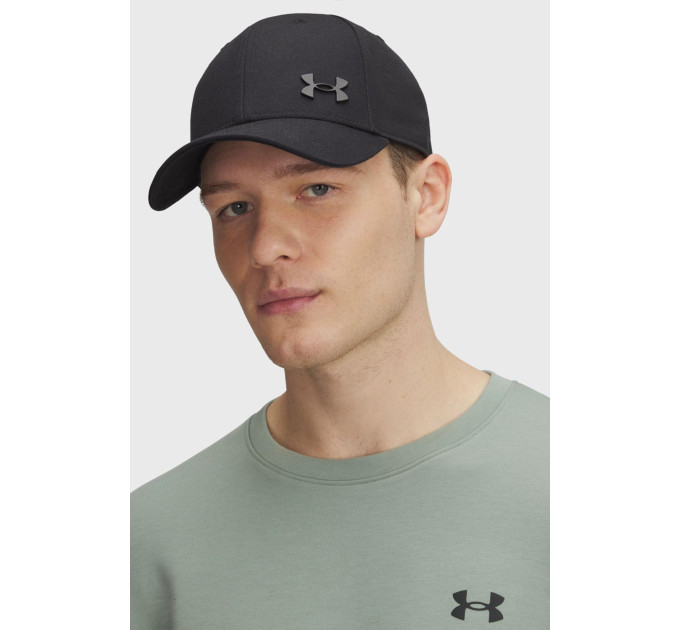 Чоловіча Кепка UA M Sportstyle Metal ADJ Чорний One Size (1389695-001)
