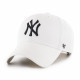 Кепка MVP 47 Brand NEW YORK YANKEES RAISED BASIC білий Уні OSFA B-RAC17CTP-WH