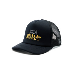 Кепка Puma Basketball Trucker Cap Чорний, Жовтий One Size (02448901)