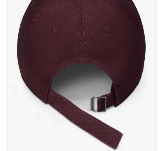 Кепка Nike CLUB CAP US CB FUT WSH бордовий Діт 1SIZE FB5063-652