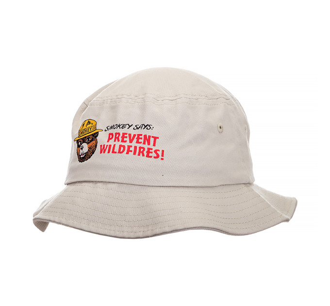 Чоловіча Кепка AMERICAN NEEDLE Smokey Bear Twill Bucket Side Бежевий L/XL (7dSMU735A-SBEAR L/XL)
