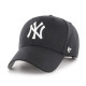 Кепка MVP 47 Brand NEW YORK YANKEES RAISED BASIC чорний, сірий Уні OSFA B-RAC17CTP-BK