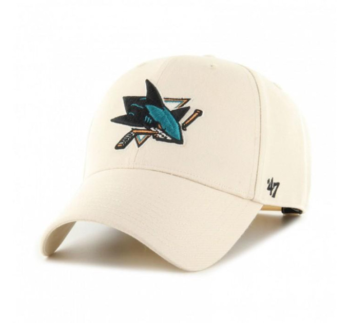 Кепка MVP 47 Brand NHL SAN JOSE SHARKS Бежевий Уні OSFA (MVPSP22WBP-NT)
