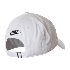 Чоловіча Бейсболка Nike U NSW H86 CAP JDI WASH CAP Білий Чорний One size (7dCQ9512-100 One size)