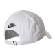 Чоловіча Бейсболка Nike U NSW H86 CAP JDI WASH CAP Білий Чорний One size (7dCQ9512-100 One size)