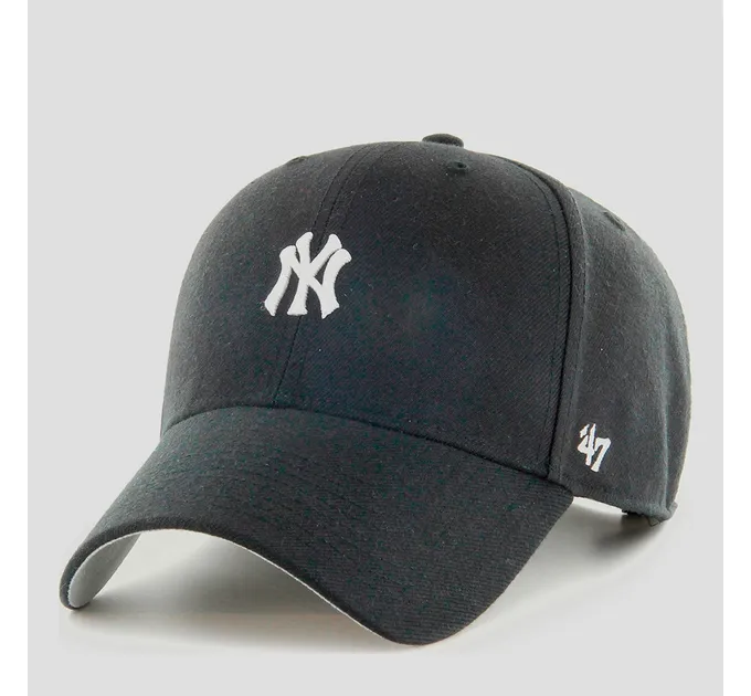 Кепка MVP 47 Brand YANKEES BASE RUNNER SNAP чорний, сірий Уні OSFA B-BRMPS17WBP-BKA
