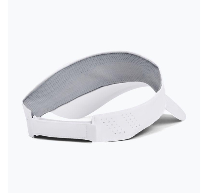 Чоловічий Козирок UA M Iso-chill Launch Visor Білий One Size (1383479-100)