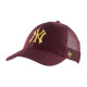 Бейсболка 47 Brand MLB New York Yankees Branson Metallic Бордовий One Size (B-BRMTL17CTP-KM) Бейсболка 47 Brand MLB New York Yankees Branson Metallic Бордовий One Size (B-BRMTL17CTP-KM)