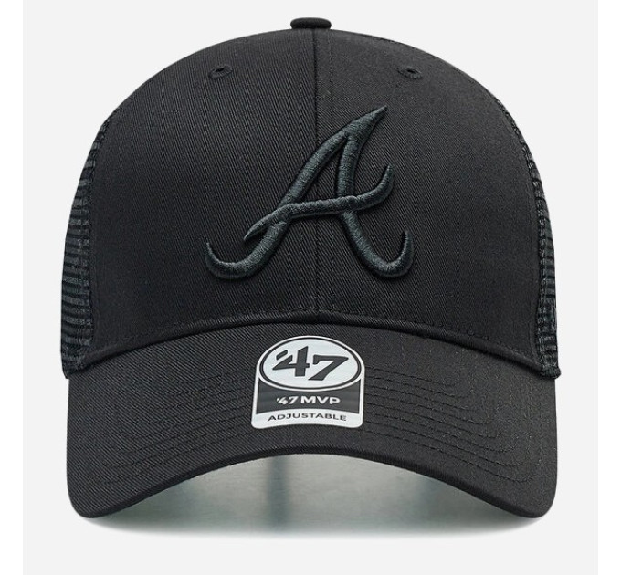 Кепка 47 Brand BATTER MAN LOGO BASE RUNNER чорний, сірий Уні OSFA MLB-BRNMS01CTP-BK