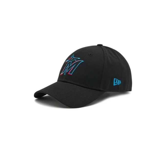 Бейсболка New Era MLB THE LEAGUE MARLINS Чорний One Size (7d11885634)