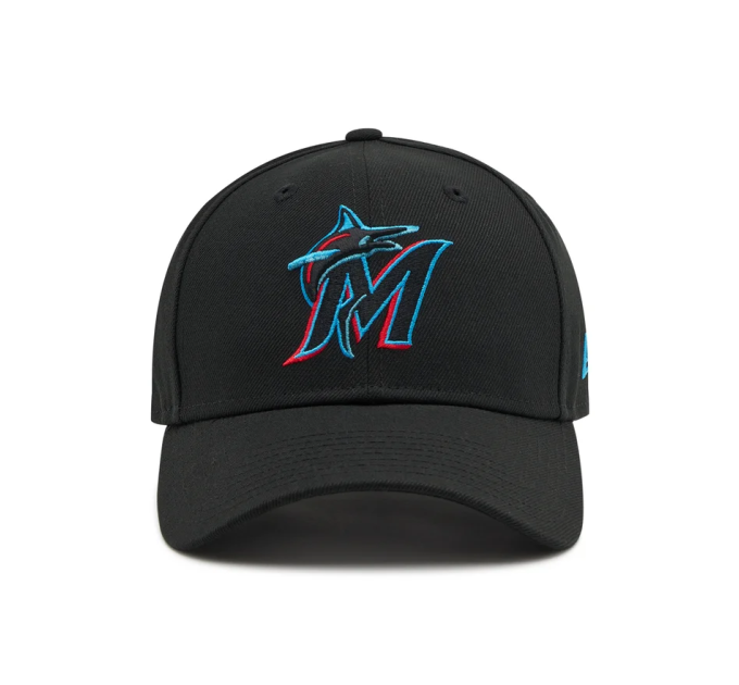 Бейсболка New Era MLB THE LEAGUE MARLINS Чорний One Size (7d11885634)