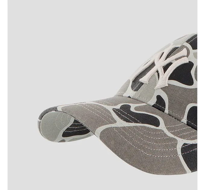 Кепка MVP 47 Brand YANKEES DUCK CAMO SNAP сірий камуфляж Уні OSFA B-DCKSM17GWP-UZ