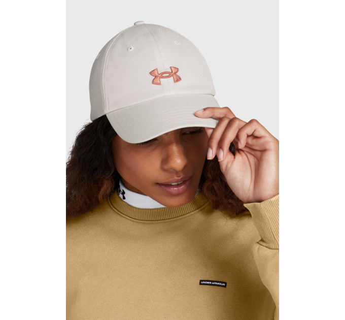 Жіноча Кепка UA Women's Blitzing Adj Бежевий One Size (1376705-114)