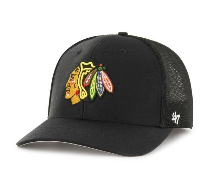 Кепка 47 Brand CHICAGO BLACKHAWKS TROPHY чорний Уні OSFA H-FTRPH04CTE-BK
