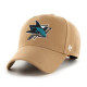 Кепка MVP 47 Brand SAN JOSE SHARKS карамельний Уні OSFA H-MVPSP22WBP-QL Кепка MVP 47 Brand SAN JOSE SHARKS карамельний Уні OSFA H-MVPSP22WBP-QL