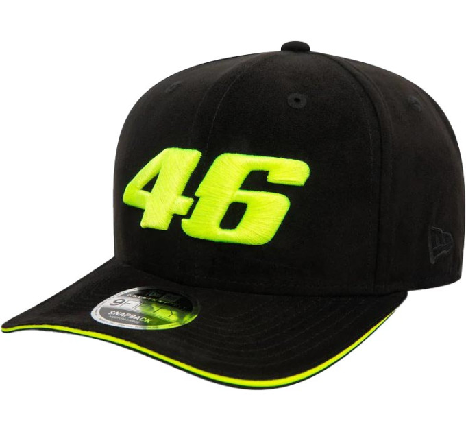 Бейсболка New Era VR46 SUEDE 950 PC Чорний S-M (7d60565931 S-M)