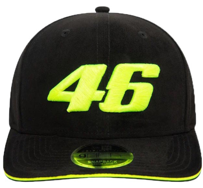 Бейсболка New Era VR46 SUEDE 950 PC Чорний S-M (7d60565931 S-M)