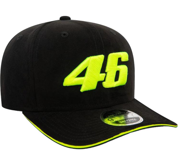 Бейсболка New Era VR46 SUEDE 950 PC Чорний S-M (7d60565931 S-M)