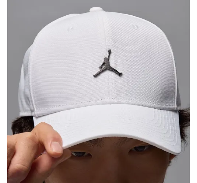 Бейсболка Jordan U J RISE CAP S CB MTL JM Білий L-XL (7dHM5750-100 L-XL)