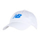 Жіноча Бейсболка New Balance 6 Panel Curved Brim Snap Back V2.0 Білий One Size (7dLAH13010WT One Size)