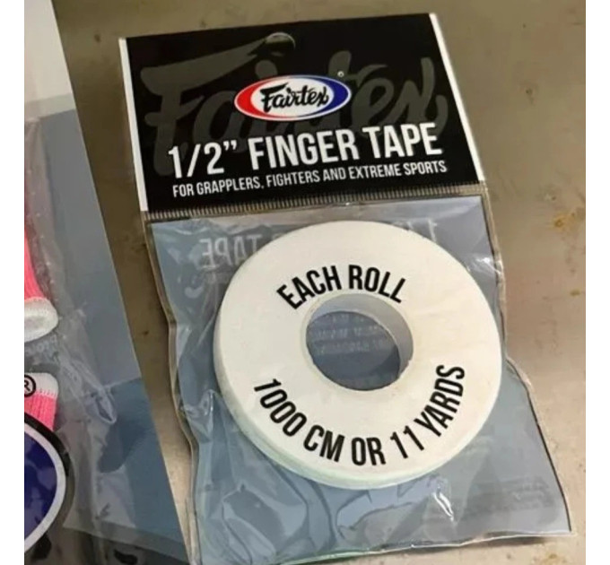 Тейп боксерський Fairtex TAP3 White