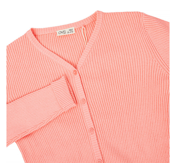 Дитячий Кардиган OVIESSE Рожевий 128 (1269582-Pink)