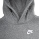 Дитяча Кофта Nike B NSW CLUB PO HOODIE Сірий S (BV3757-091 S)