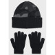 Набір шапка і рукавички UA B Beanie/Glove Combo чорний, сірий Діт OFSM 1386641-001