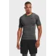 Футболка UA HG Armour Comp SS Сірий Чол XL (1361518-090 XL)