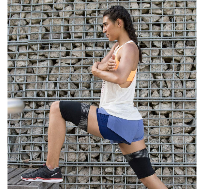 Компресійні рукава до стегна Reebok Compression Thigh Sleeve чорний Уні M RRSL-13524 M