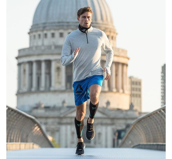 Компресійні рукава Reebok Knitted Compression Calf Sleeve чорний Уні L RRSL-15335