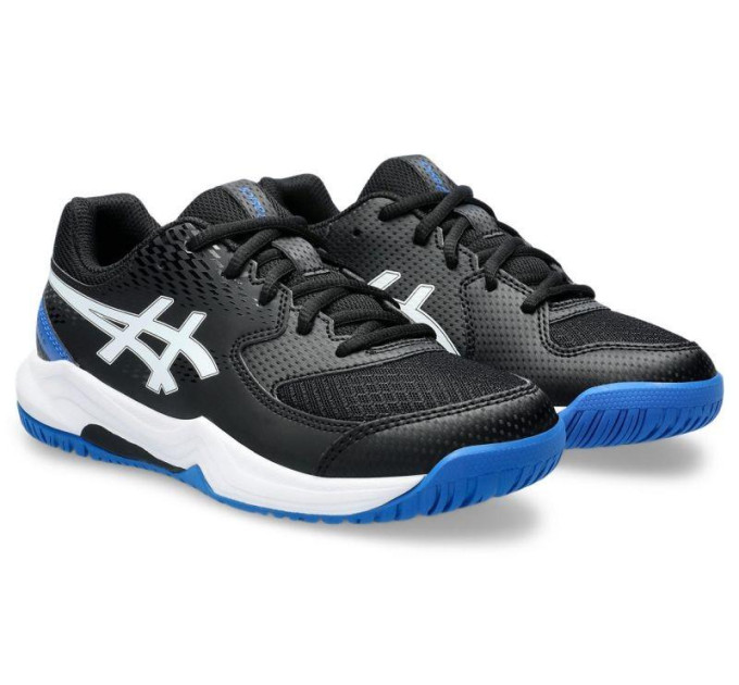 Дитячі кросівки Asics Gel-Dedicate 8 GS Чорний Синій 38 (1044A077-002 38)