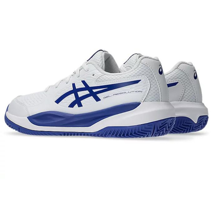 Дитячі кросівки Asics GEL-RESOLUTION X GS CLAY White/Dark Cobalt (39,5) 1044A080-100 39,5