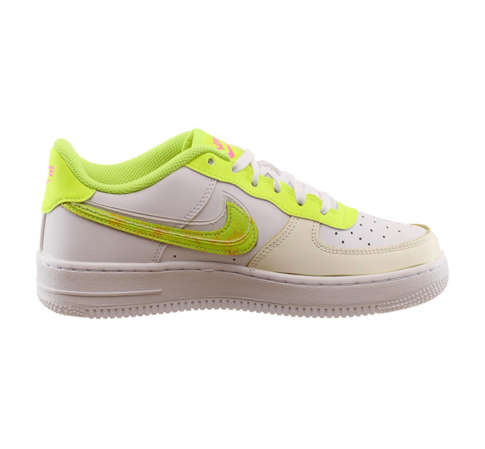 Дитячі Кросівки Nike AIR FORCE 1 LV8 Салатовий 39 (7dDV1680-100 39)