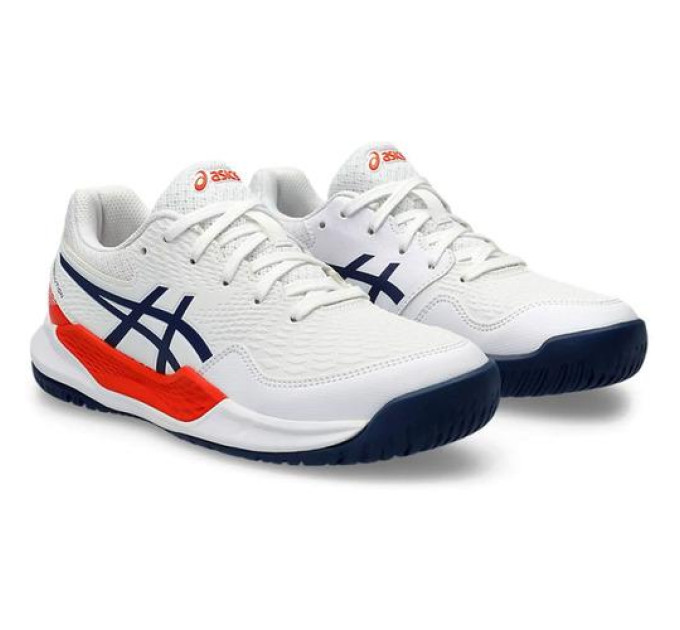 Дитячі тенісни кросівки Asics GEL-RESOLUTION 9 GS Білий 35.5 (1044A067-103 35.5)