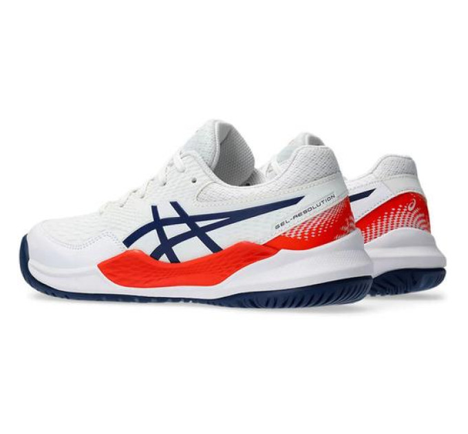 Дитячі тенісни кросівки Asics GEL-RESOLUTION 9 GS Білий 35.5 (1044A067-103 35.5)