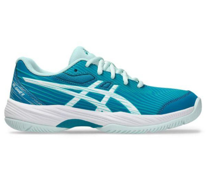 Дитячі тенісни кросівки Asics Gel-game 9 Бірюзовий 38 (1044A052-406 38)