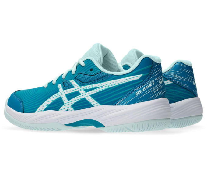 Дитячі тенісни кросівки Asics Gel-game 9 Бірюзовий 38 (1044A052-406 38)