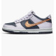 Дитячі Кросівки Nike DUNK LOW SE 1 Сірий 36.5 (7dDX1663-400 36.5)