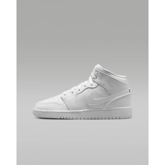 Дитячі Кросівки Nike AIR JORDAN 1 MID Білий 38 (7d554725-136 38)