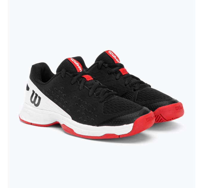 Дитячі Кросівки Wilson RUSH PRO JR L Чорний Білий 29,5 (WRS330100 29,5)